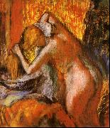 Edgar Degas Apres le Bain France oil painting artist